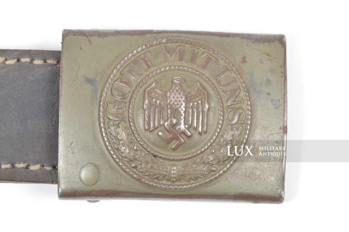 Early German Heer combat belt and buckle set - photo 9
