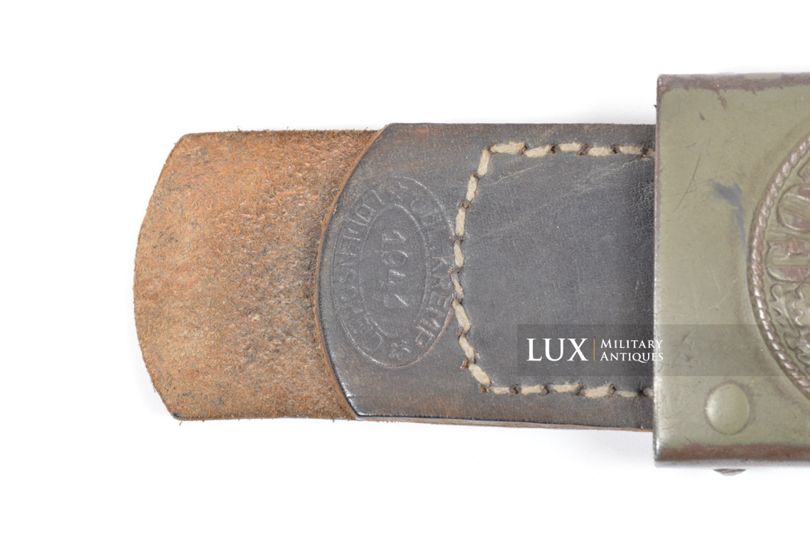 Early German Heer combat belt and buckle set - photo 12