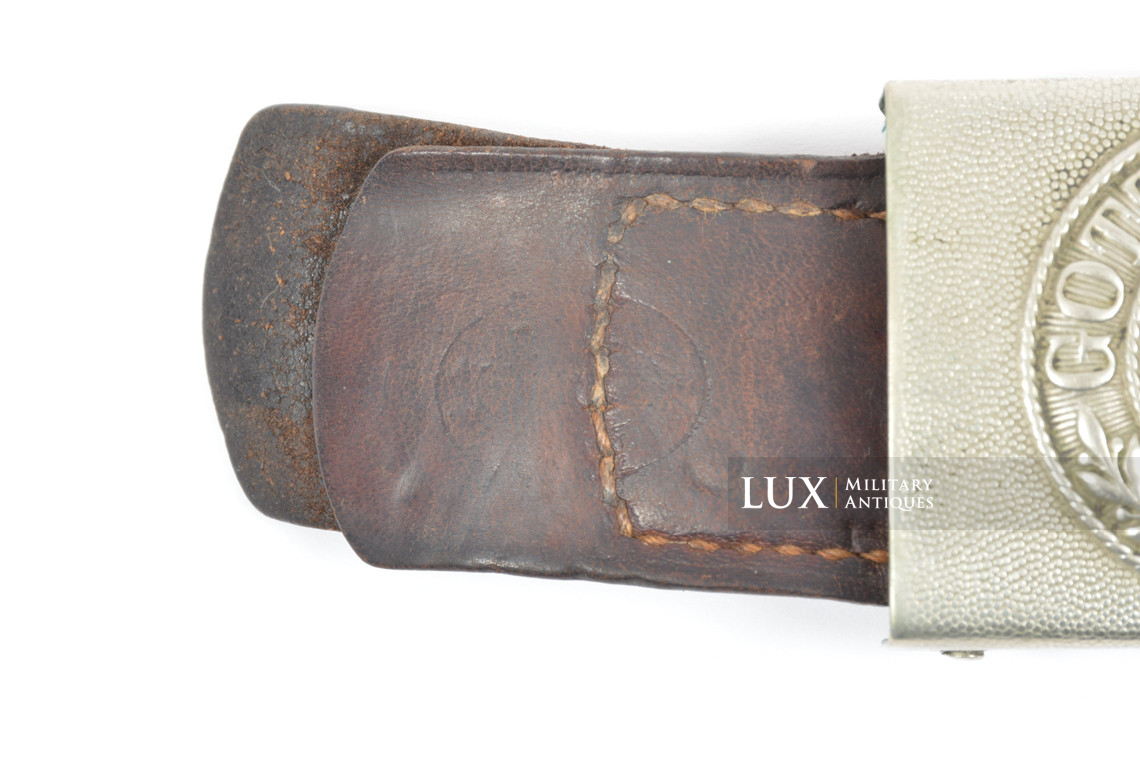 Pre war Reichswehr belt and buckle set, « unit marked » - photo 10