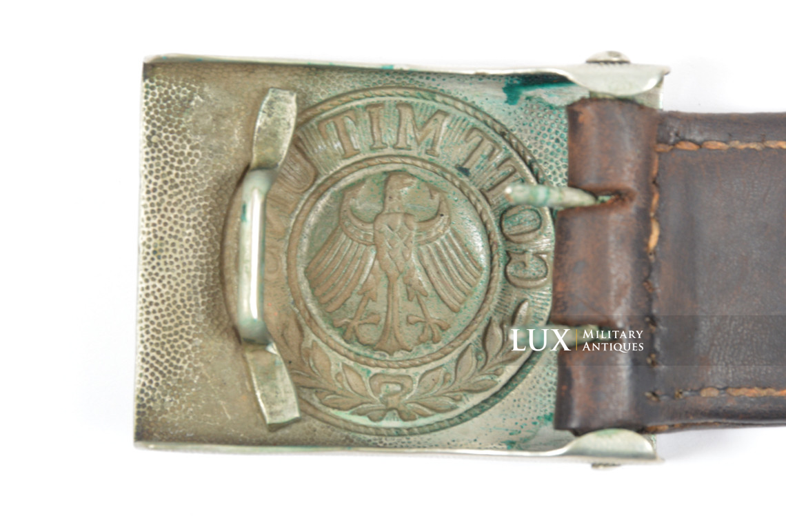 Pre war Reichswehr belt and buckle set, « unit marked » - photo 13
