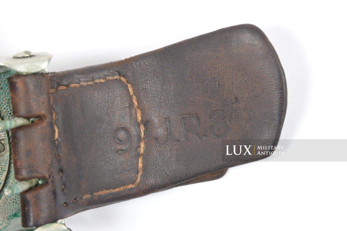 Pre war Reichswehr belt and buckle set, « unit marked » - photo 14
