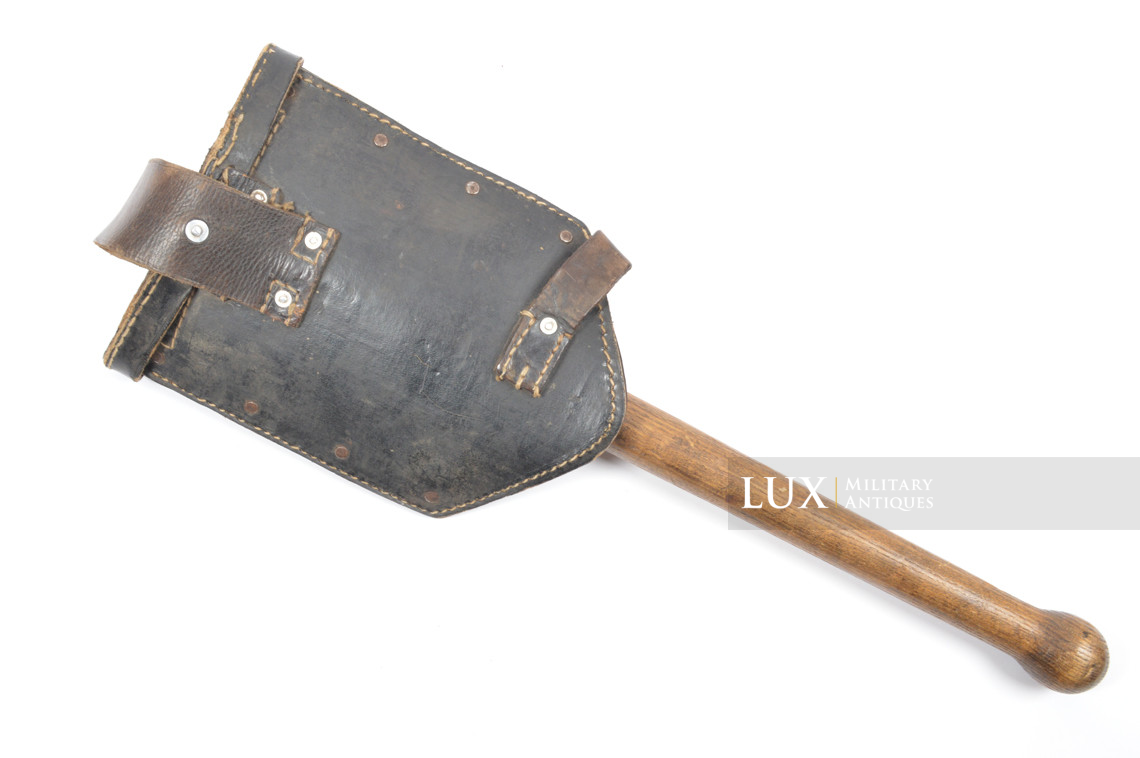 German folding shovel and carrying case, first pattern, « 1940 » - photo 9