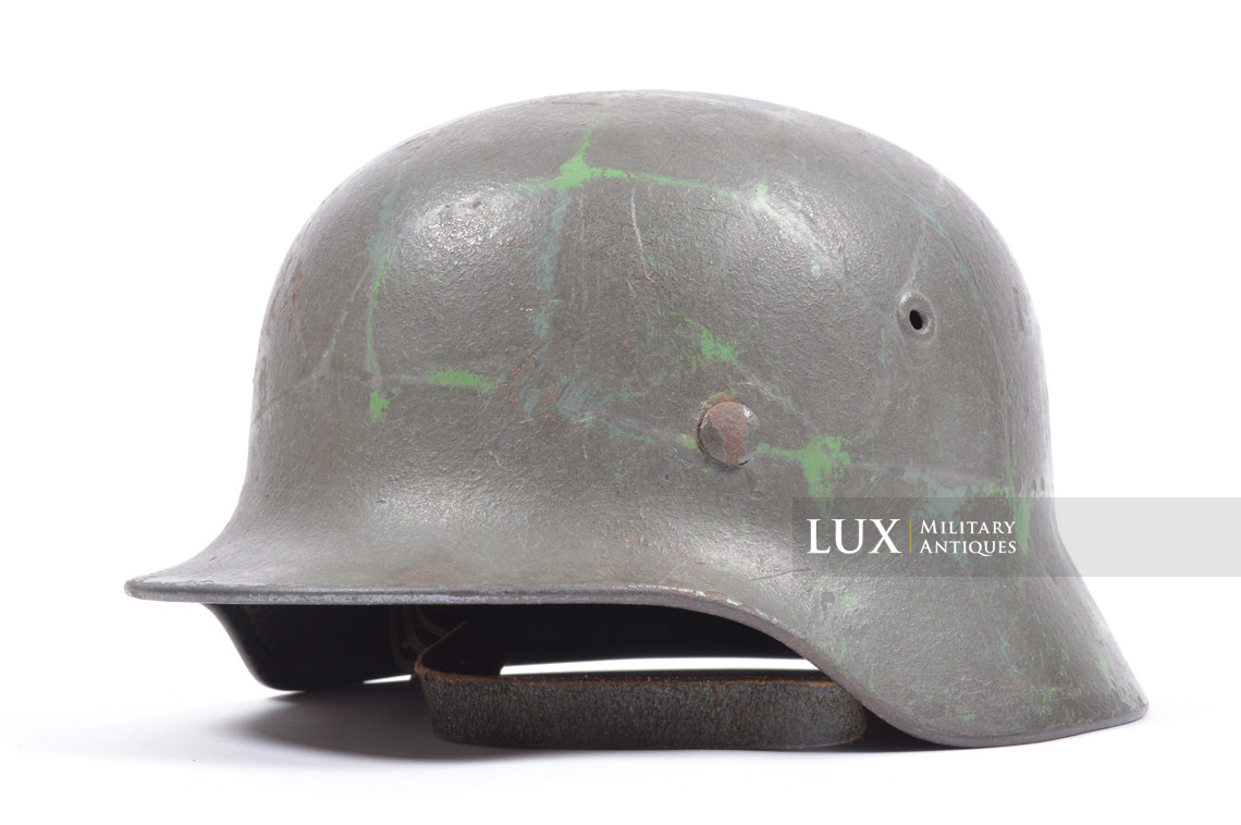 M40 Luftwaffe ex-netted camouflage helmet - photo 8
