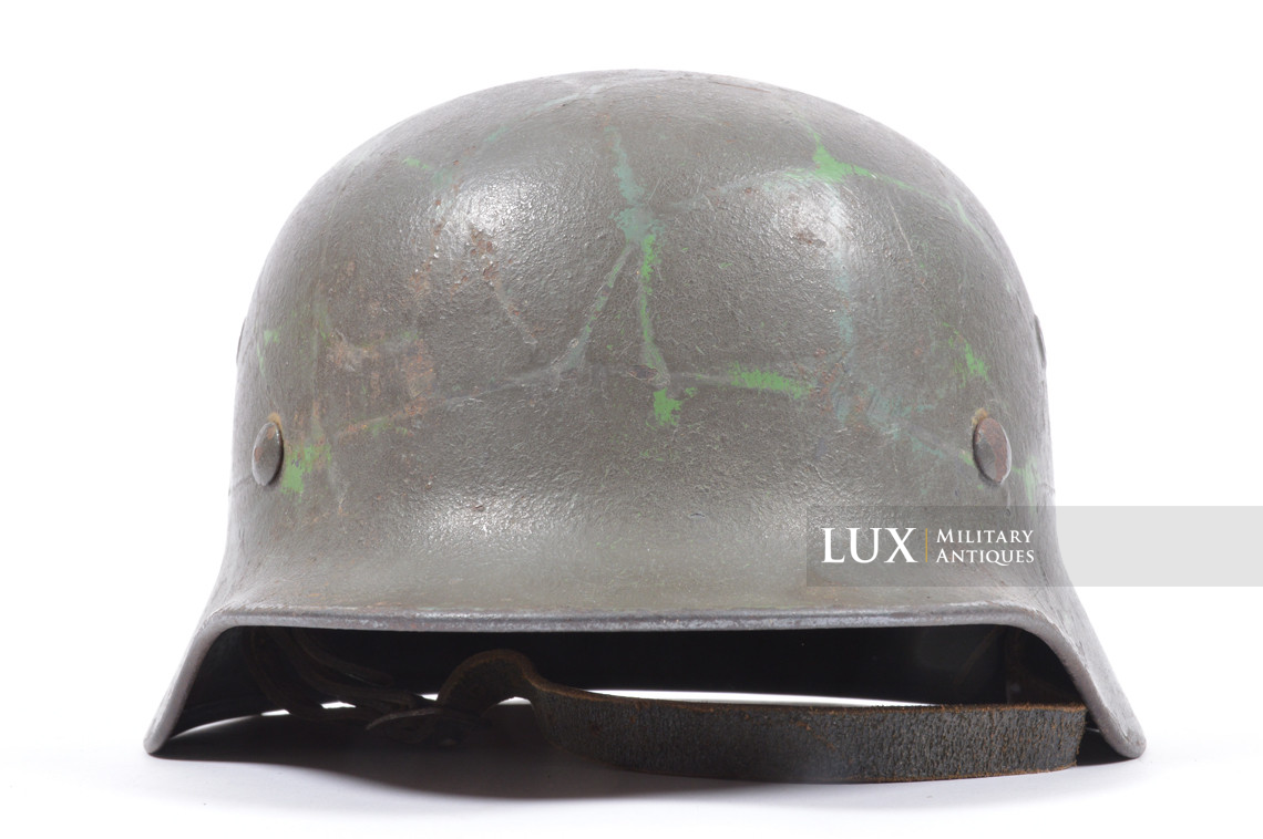 M40 Luftwaffe ex-netted camouflage helmet - photo 9