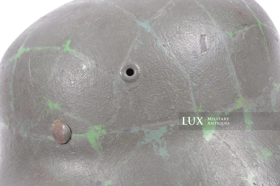 M40 Luftwaffe ex-netted camouflage helmet - photo 17