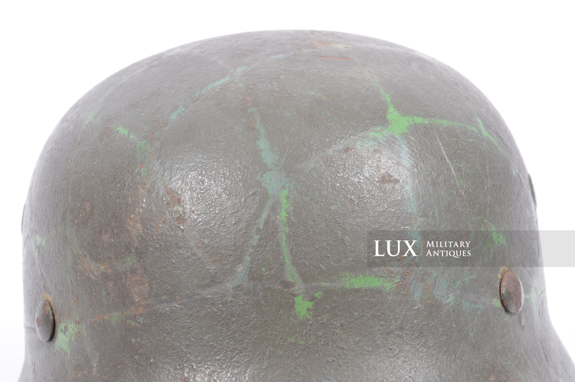 M40 Luftwaffe ex-netted camouflage helmet - photo 20