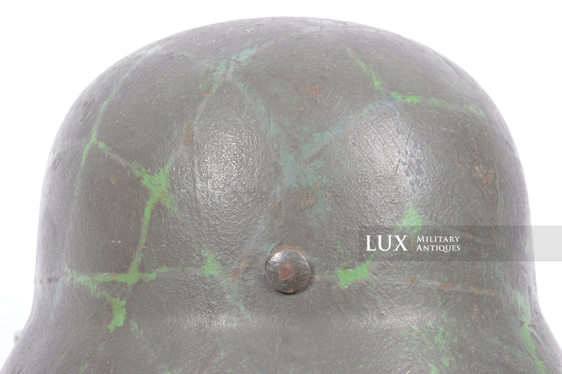 M40 Luftwaffe ex-netted camouflage helmet - photo 24