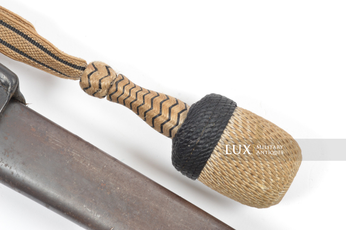 Baïonnette allemande 98k précoce avec gousset en cuir et dragonne - photo 11