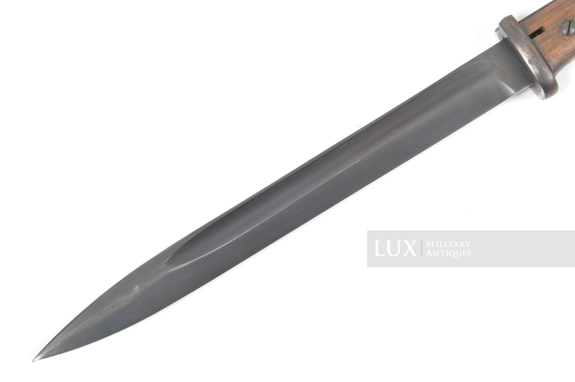 Baïonnette allemande 98k précoce avec gousset en cuir et dragonne - photo 19