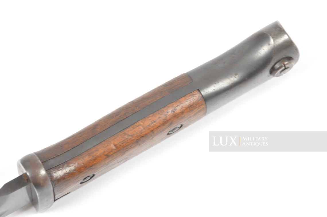 Baïonnette allemande 98k précoce avec gousset en cuir et dragonne - photo 20