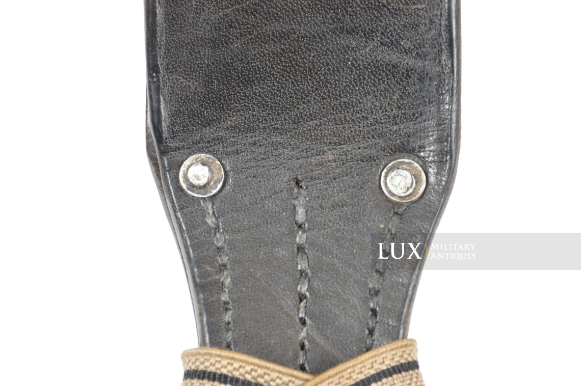 Baïonnette allemande 98k précoce avec gousset en cuir et dragonne - photo 22