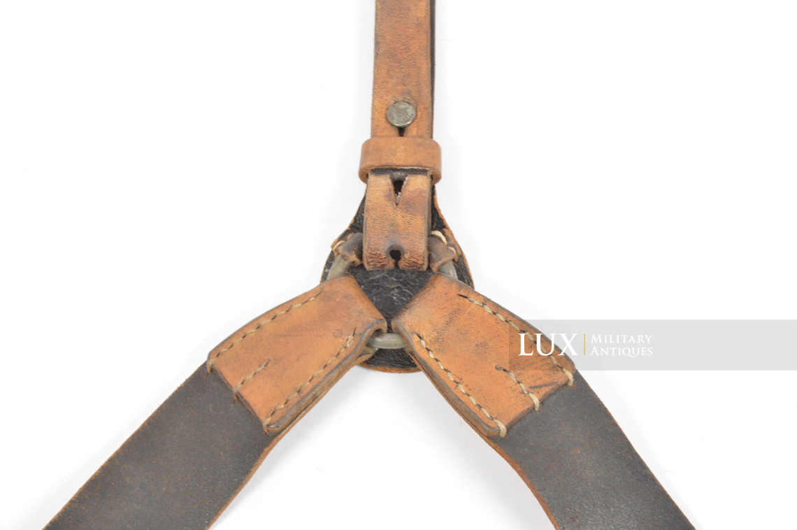 German late-war leather combat Y-straps - photo 11