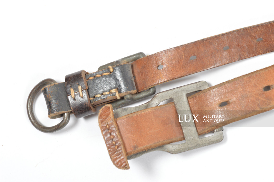 German late-war leather combat Y-straps - photo 17