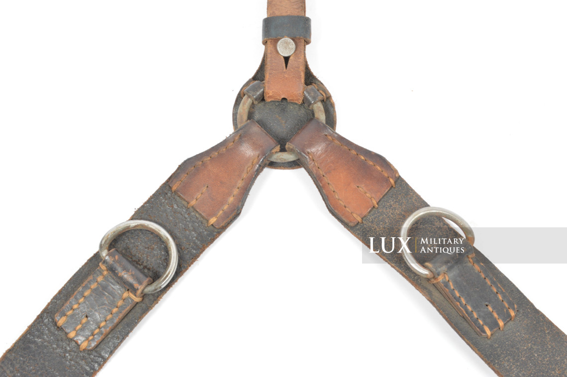 German late-war leather combat Y-straps - photo 10