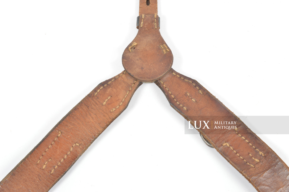 German late-war leather combat Y-straps - photo 17