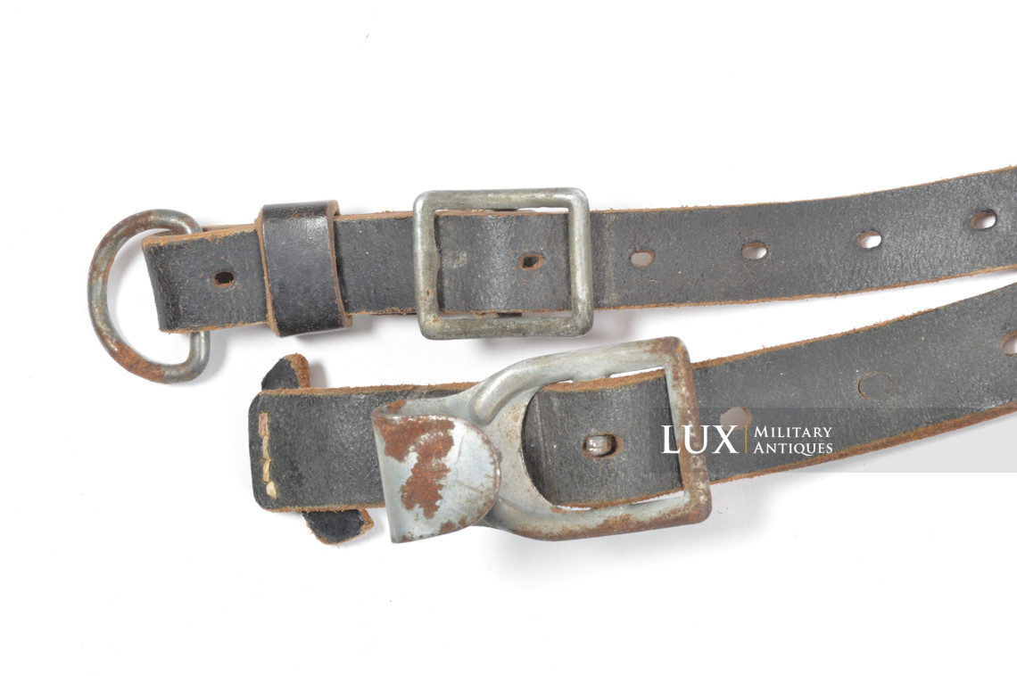 German late-war leather combat y-straps, « RBNr. » - photo 8
