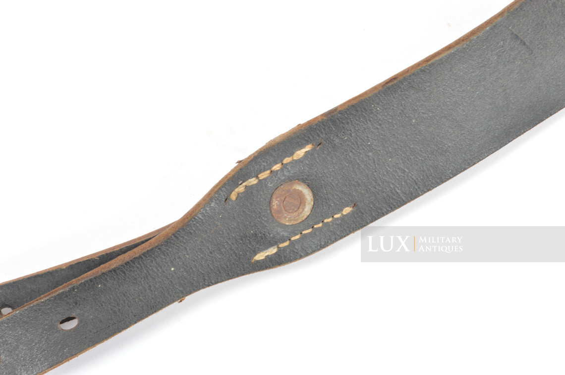 German late-war leather combat y-straps, « RBNr. » - photo 9