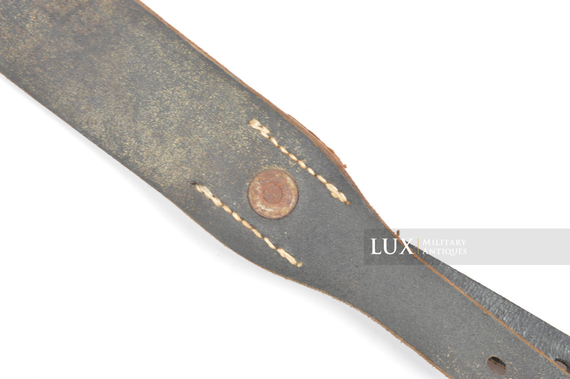 German late-war leather combat y-straps, « RBNr. » - photo 11