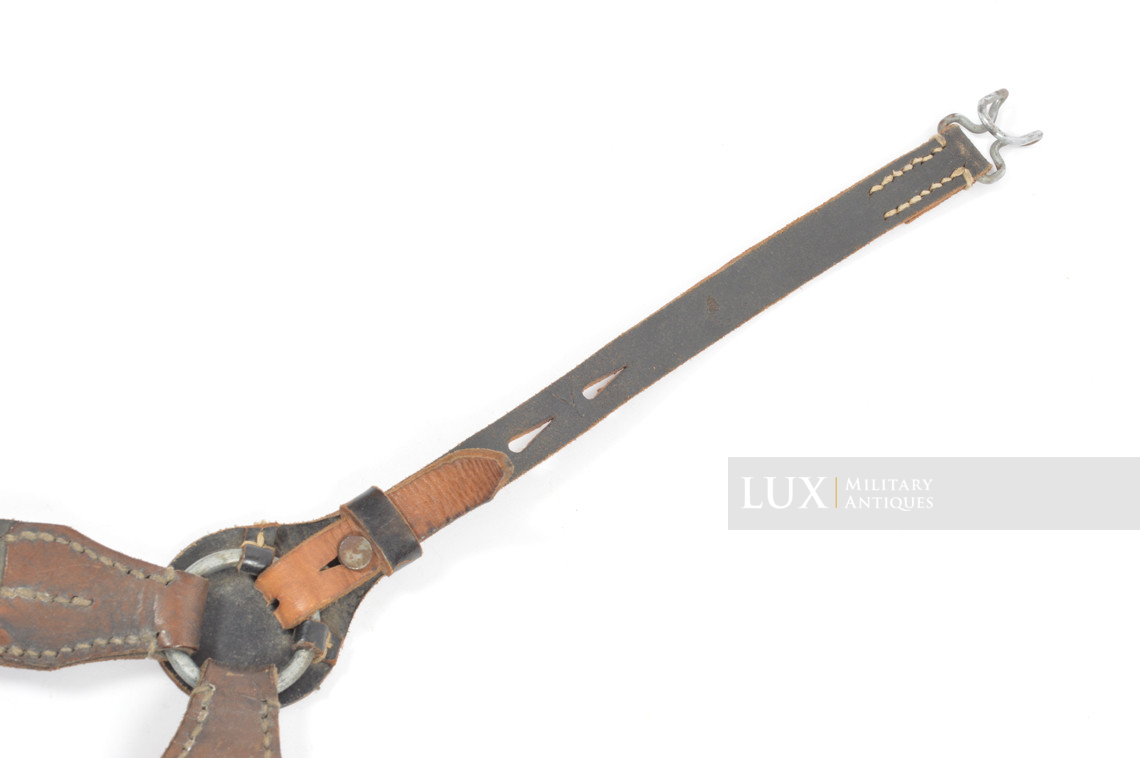 German late-war leather combat y-straps, « RBNr. » - photo 13