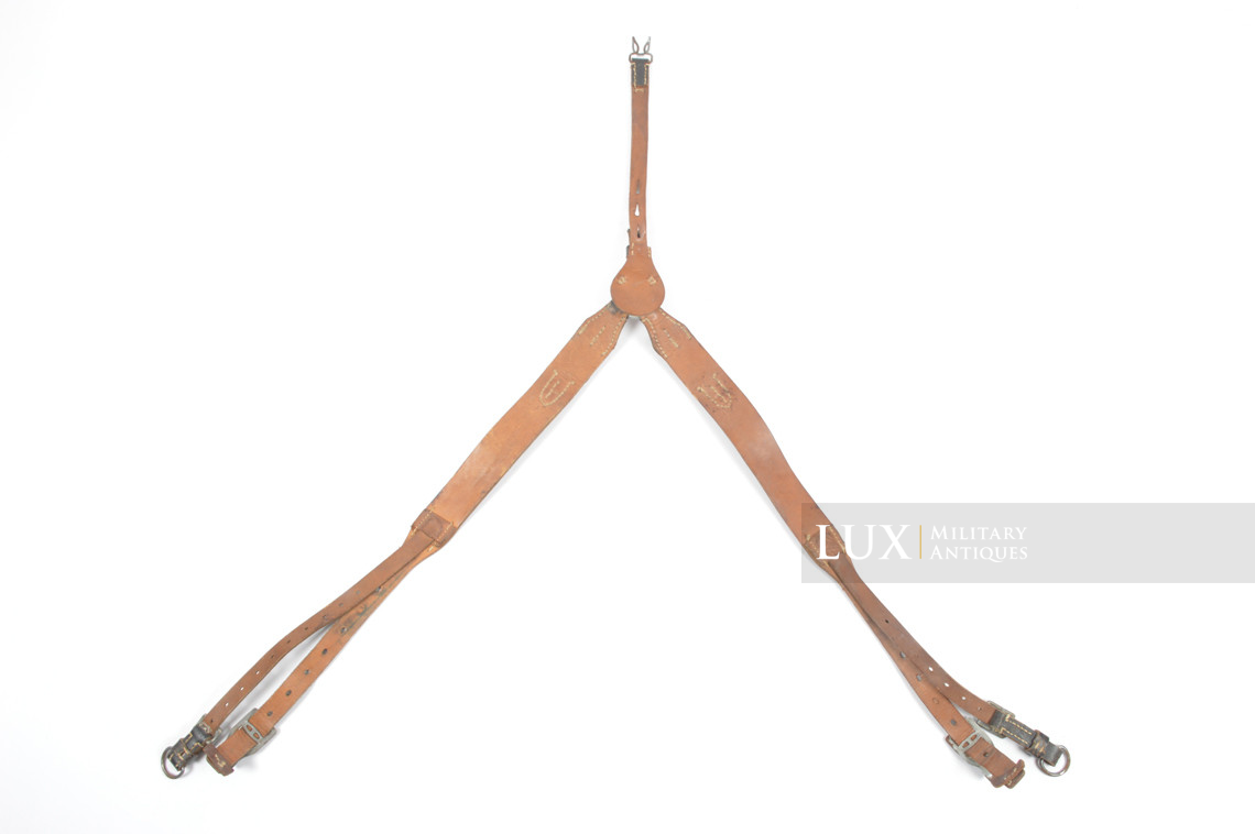 German late-war leather combat y-straps, « RBNr. » - photo 14