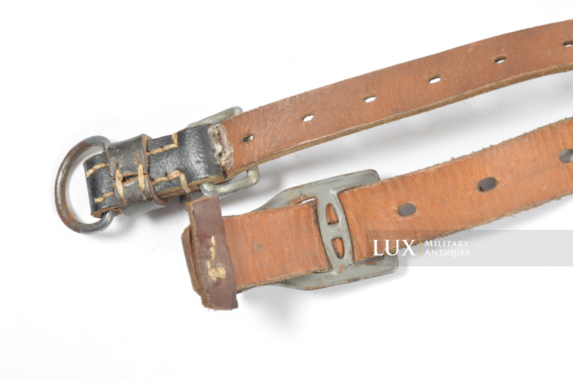 German late-war leather combat y-straps, « RBNr. » - photo 15