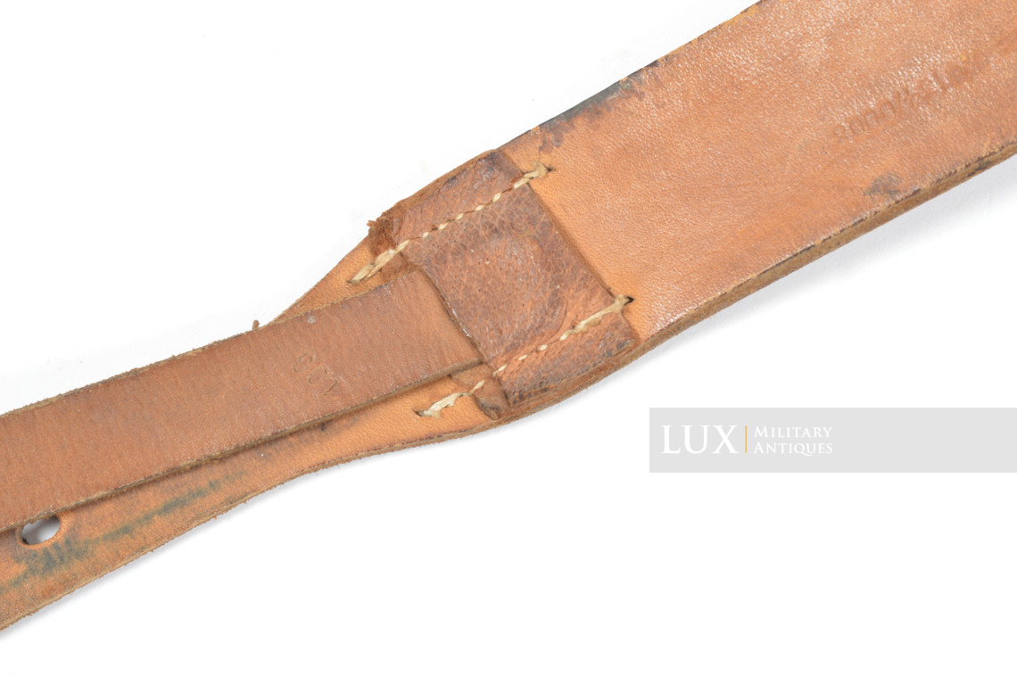 German late-war leather combat y-straps, « RBNr. » - photo 16