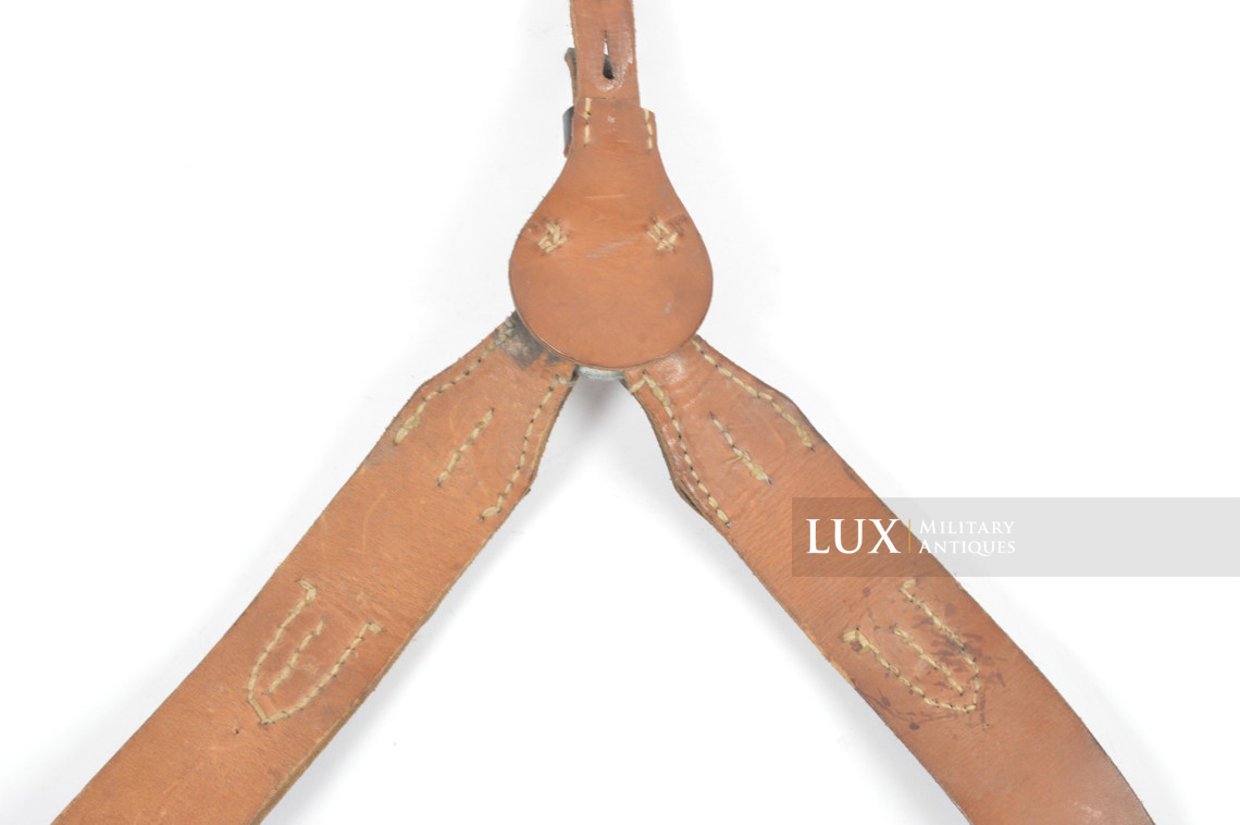 German late-war leather combat y-straps, « RBNr. » - photo 17