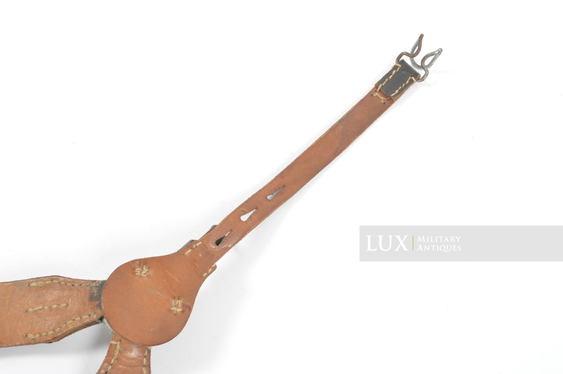 German late-war leather combat y-straps, « RBNr. » - photo 21