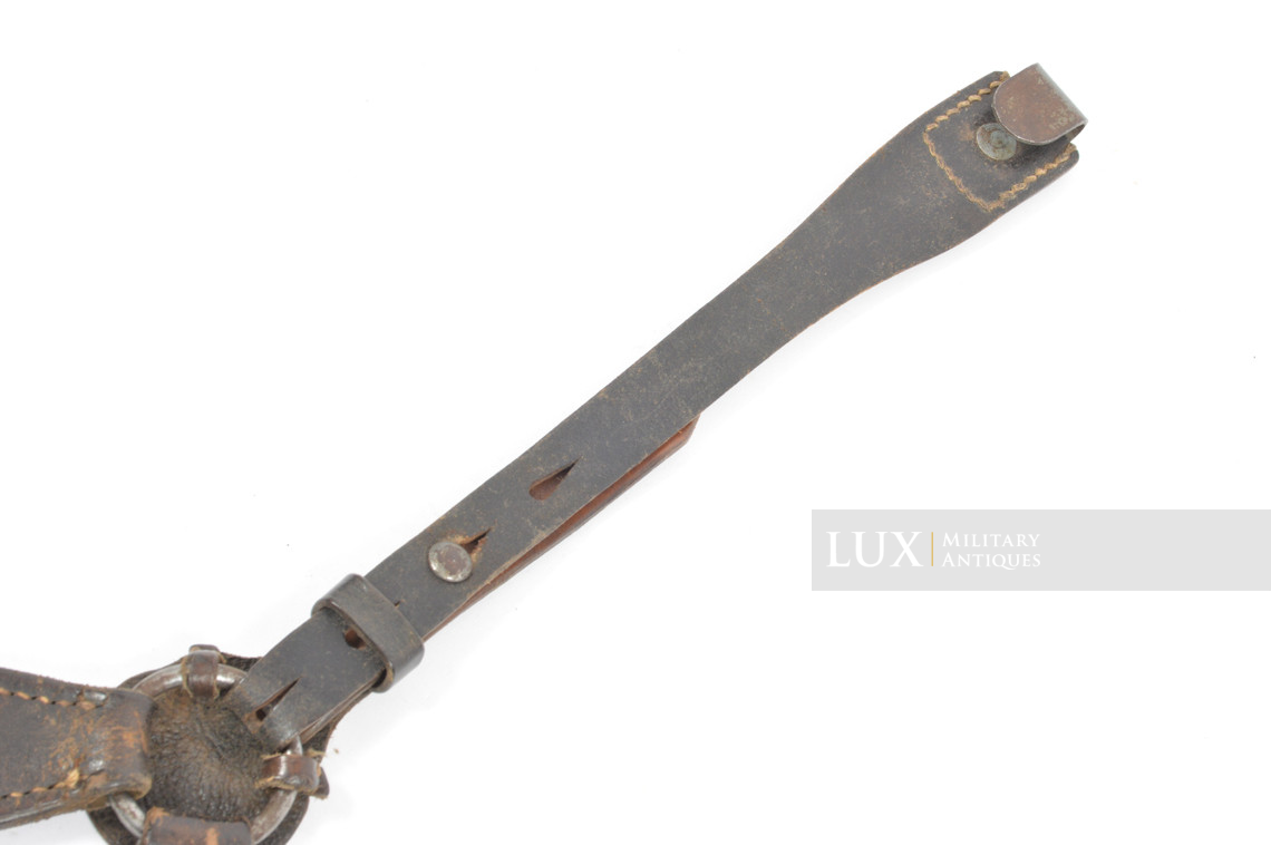 German mid-war leather combat Y-straps - photo 13