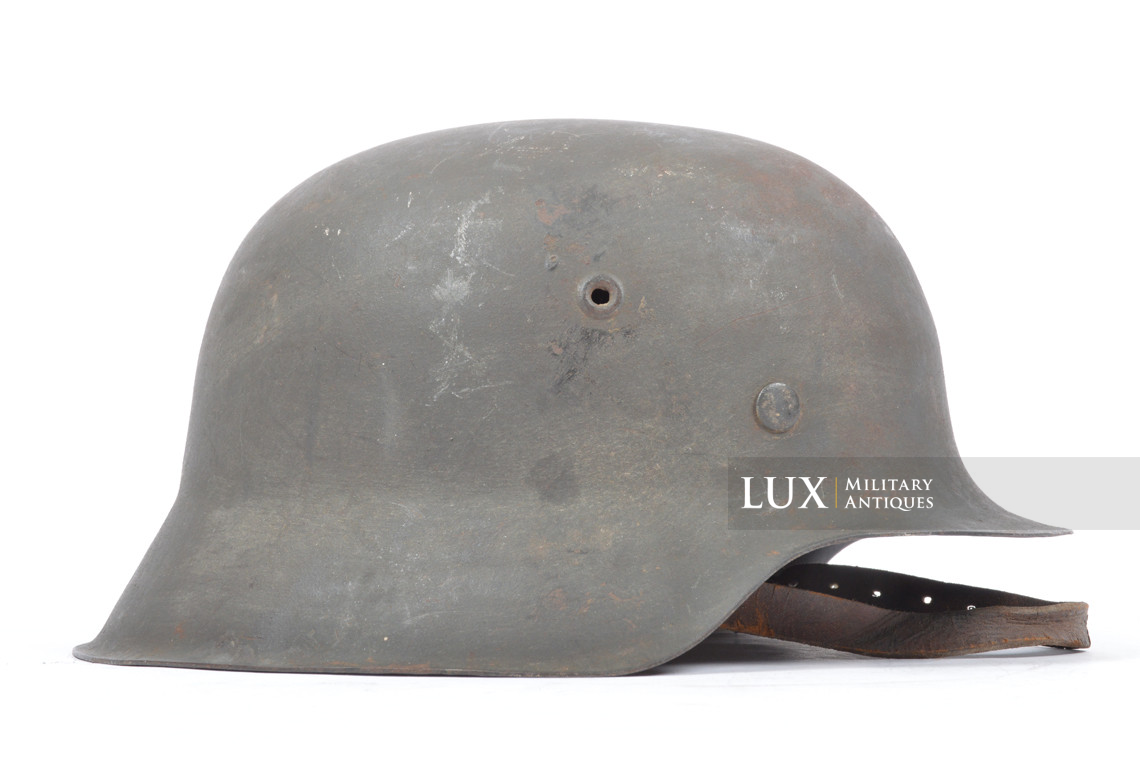 Casque allemand M42 Heer / Waffen-SS fin de guerre, « ckl66 - KIA » - photo 11