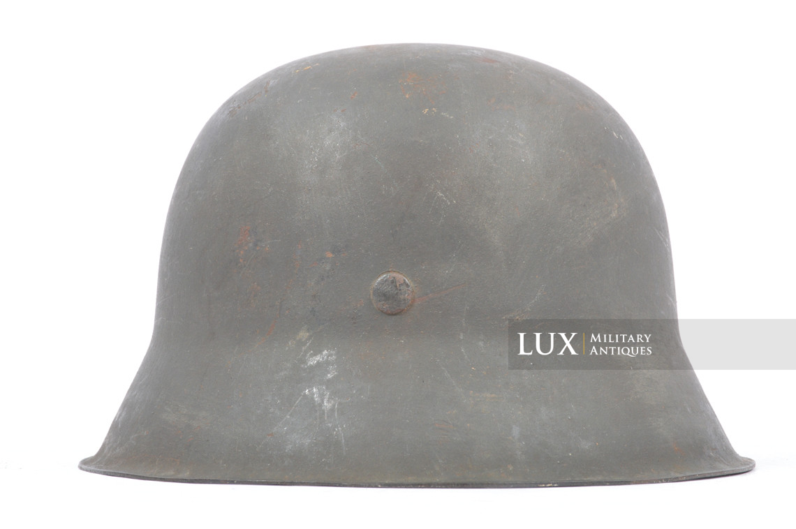Casque allemand M42 Heer / Waffen-SS fin de guerre, « ckl66 - KIA » - photo 13