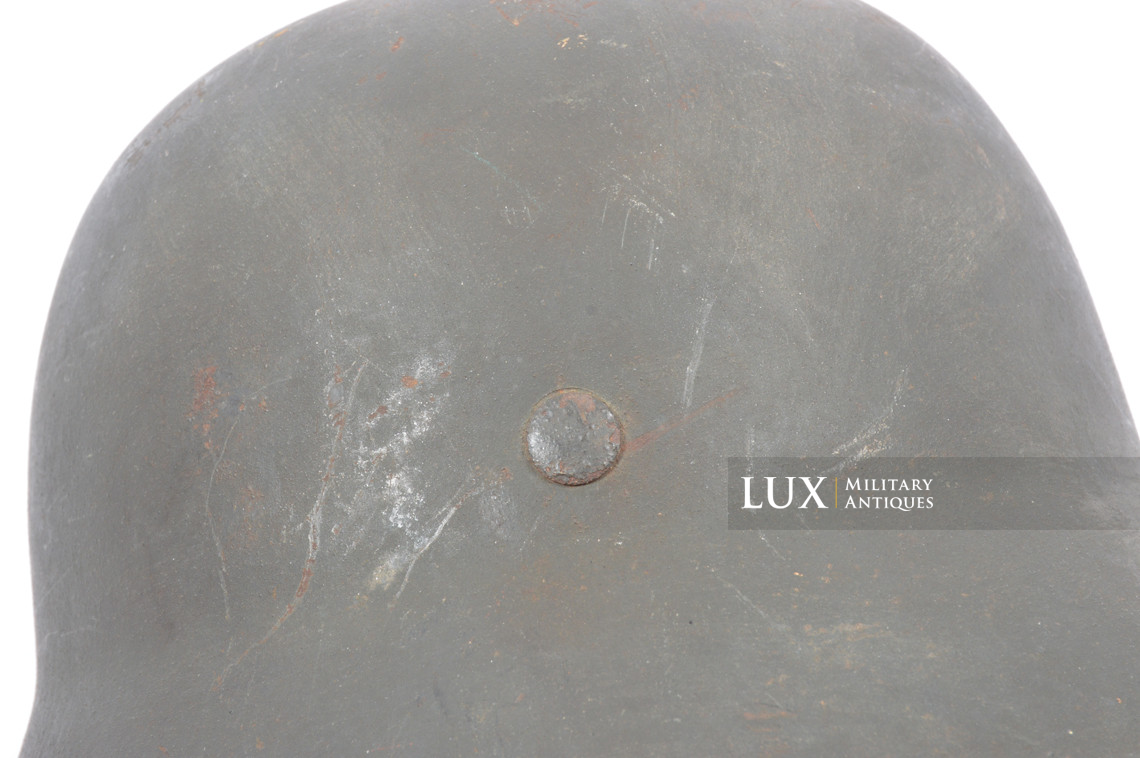 Casque allemand M42 Heer / Waffen-SS fin de guerre, « ckl66 - KIA » - photo 22