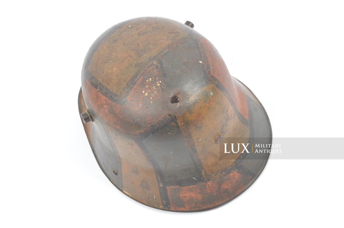 M16 German camouflage combat helmet, « battle damaged » - photo 16