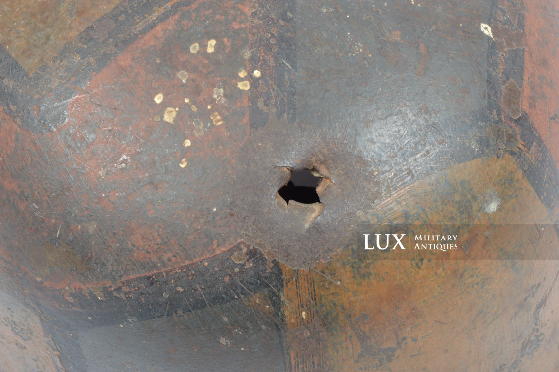 M16 German camouflage combat helmet, « battle damaged » - photo 17