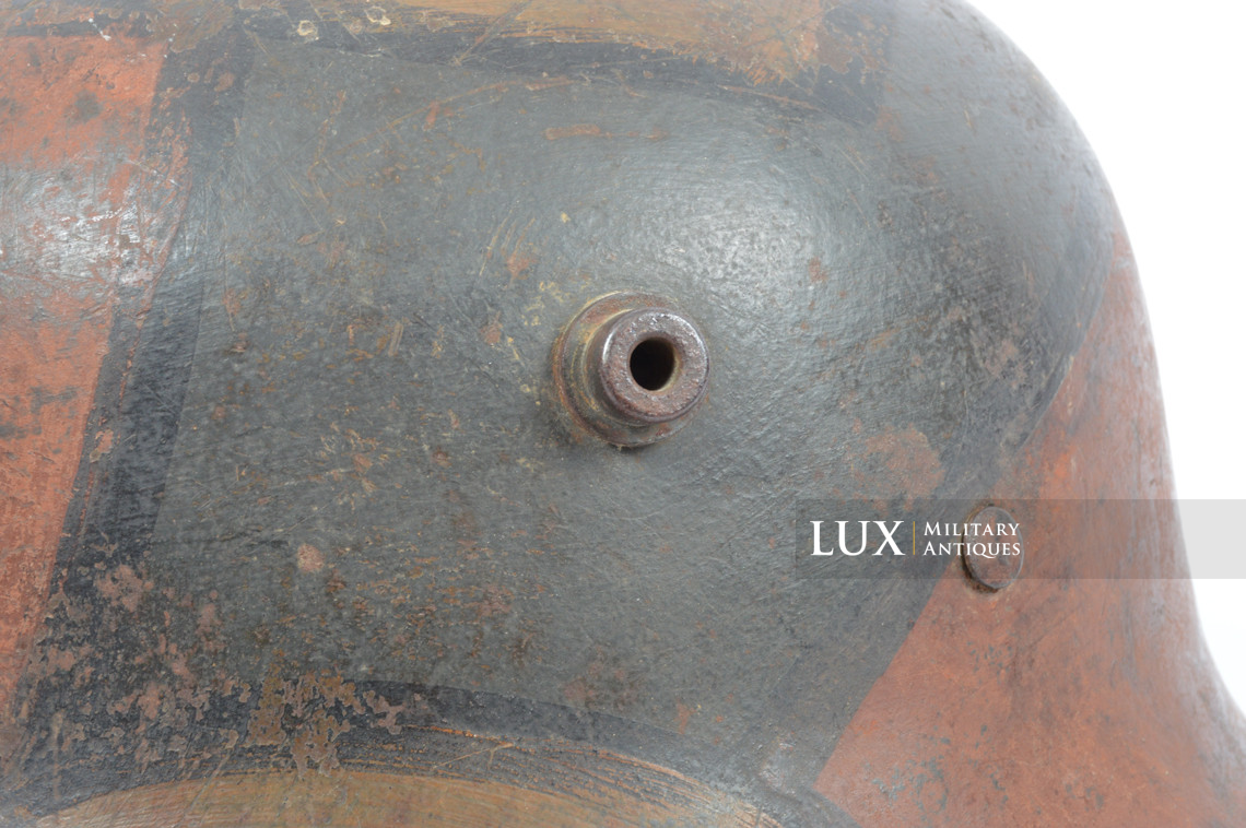 M16 German camouflage combat helmet, « battle damaged » - photo 23