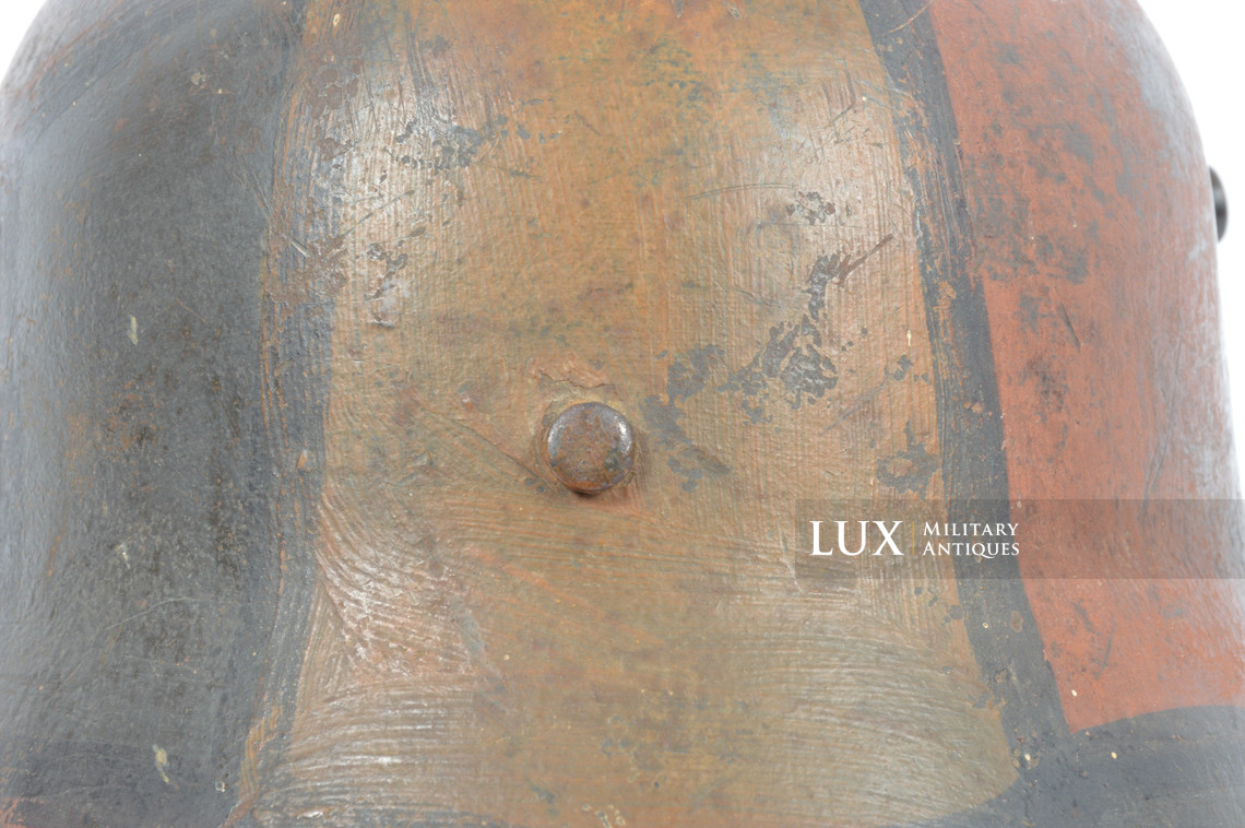 M16 German camouflage combat helmet, « battle damaged » - photo 24