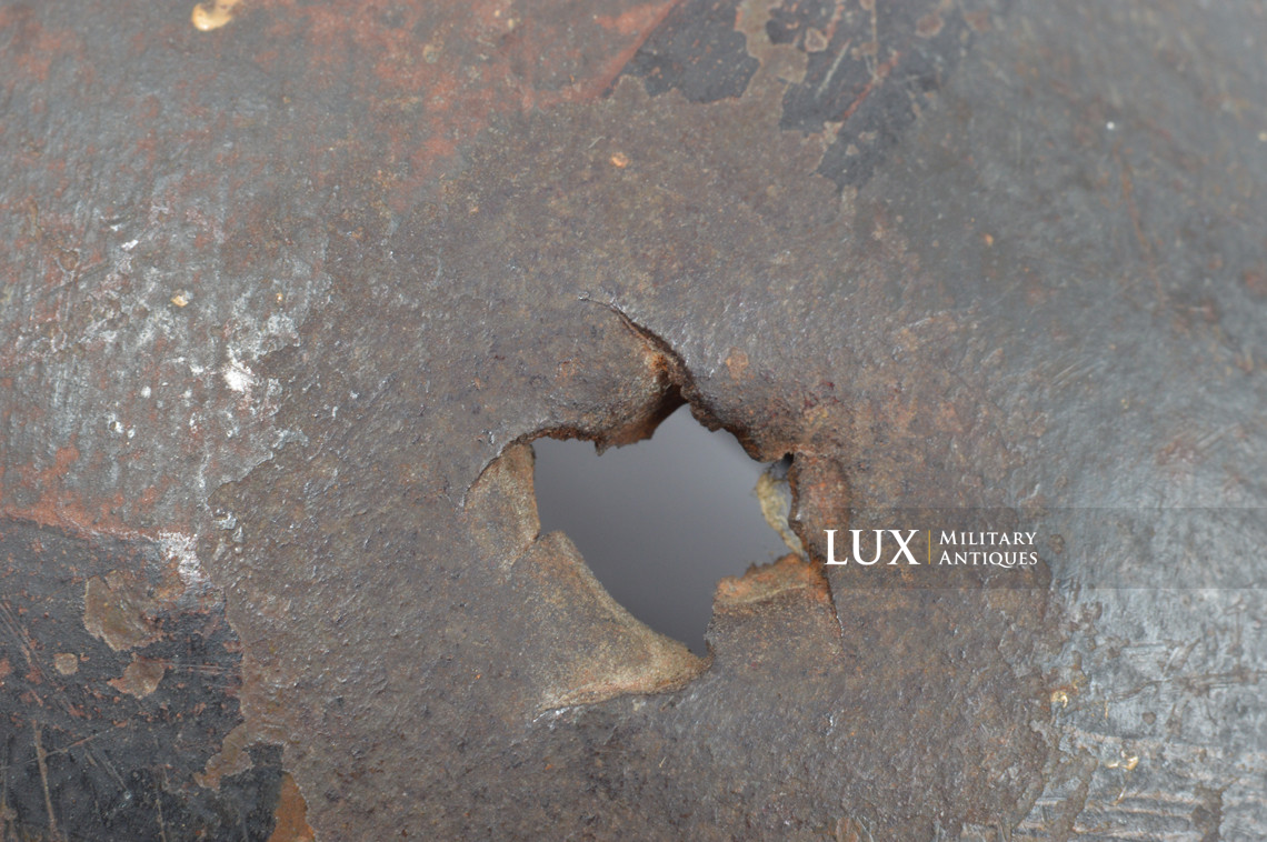 M16 German camouflage combat helmet, « battle damaged » - photo 18