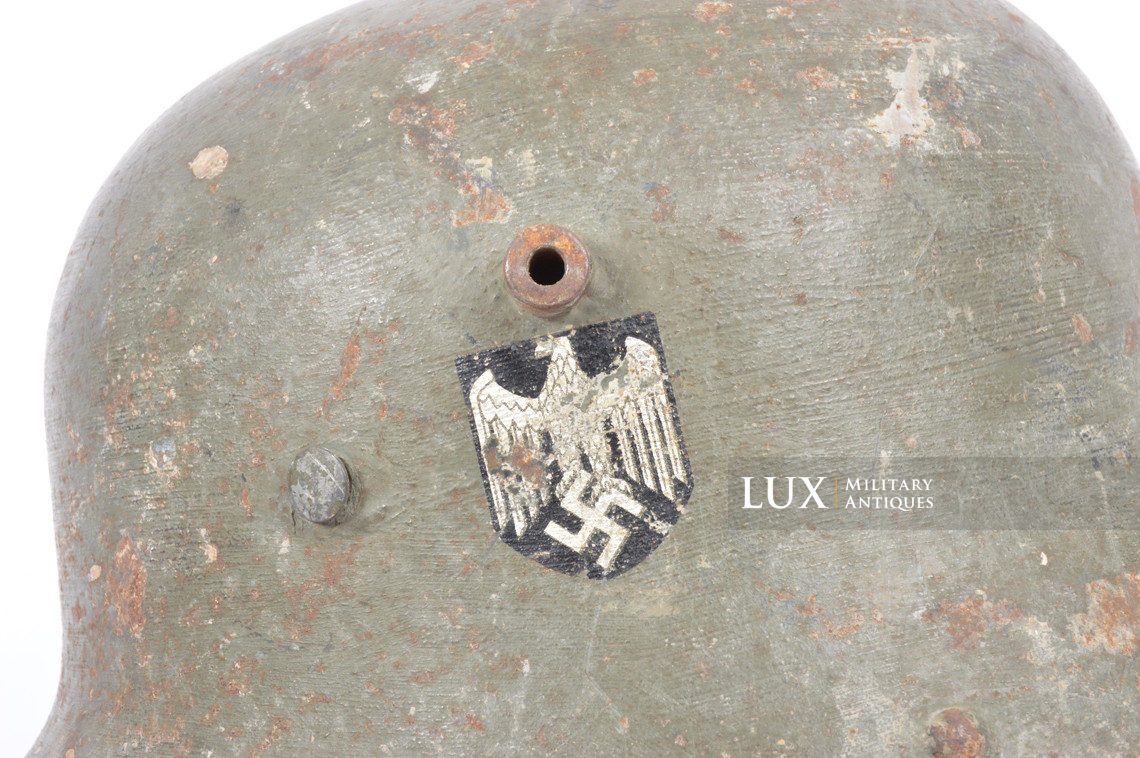M16 Heer transitional double decal combat helmet, « St.66 » - photo 16