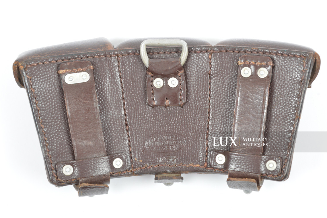 Paire de cartouchières 98k Luftwaffe début de guerre, « LANDES 1938 » - photo 10