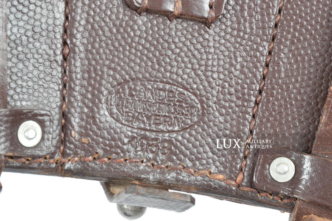 Paire de cartouchières 98k Luftwaffe début de guerre, « LANDES 1938 » - photo 11