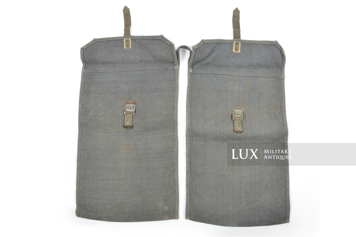 Sacoches allemandes pour grenades à fusil 98k, rare variante « ersatz » - photo 12