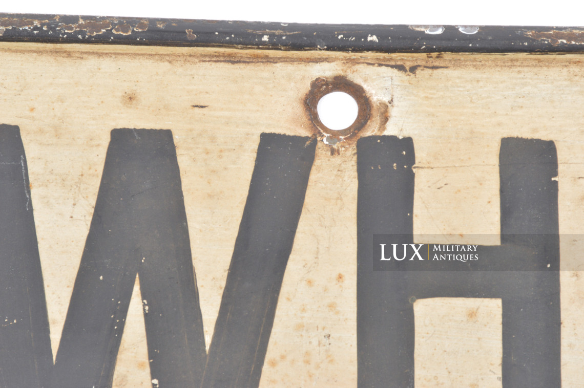 Heer vehicle license plate, « WH1360689 » - photo 9