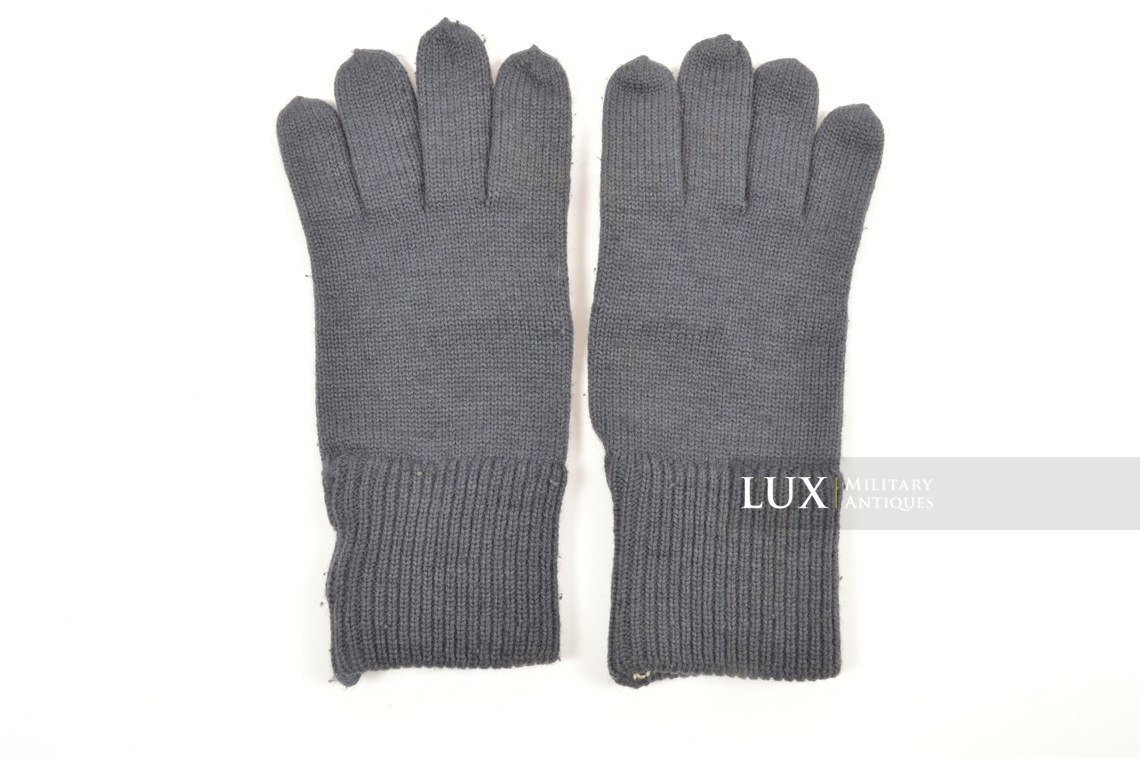 Rare gants réglementaires allemands Luftwaffe en laine - photo 8