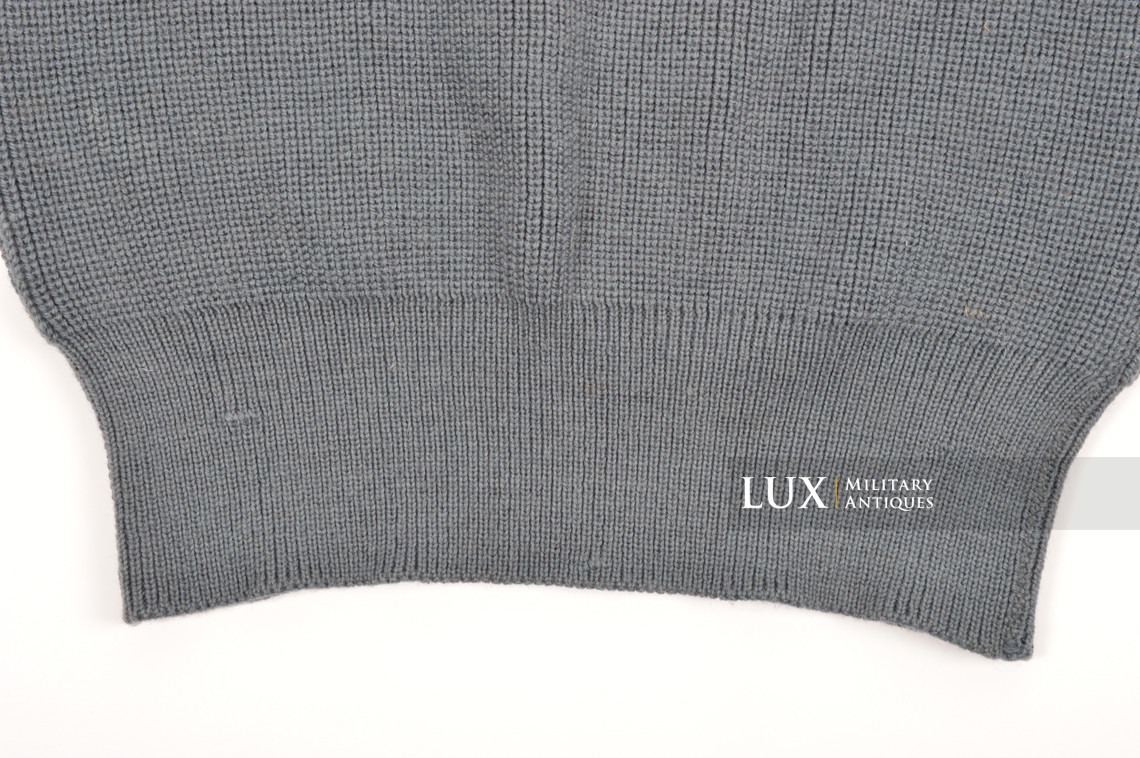 Rare late-war German issued turtle neck sweater, « blue » - photo 11