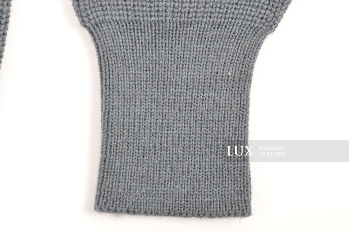 Rare late-war German issued turtle neck sweater, « blue » - photo 12