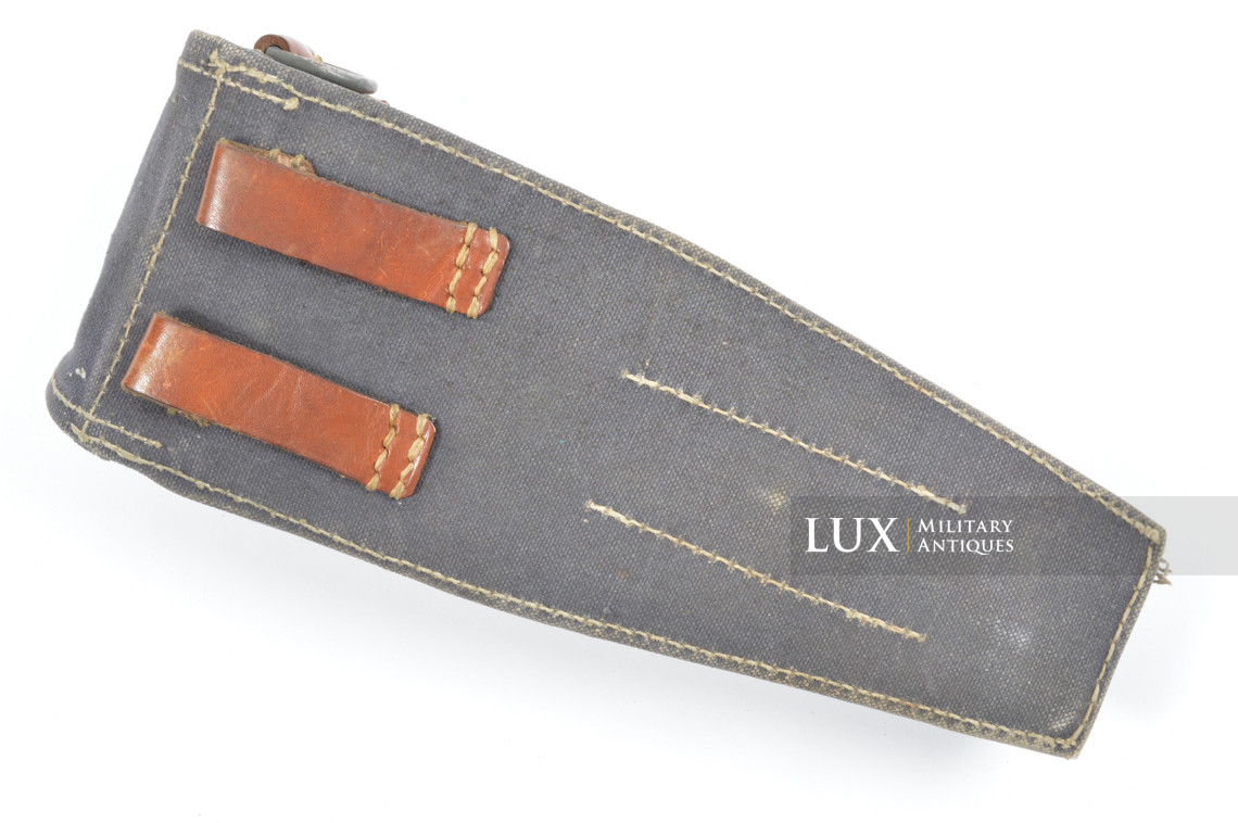 German blue web rifle grenade launcher carrier pouch, « bla/1942 » - photo 11