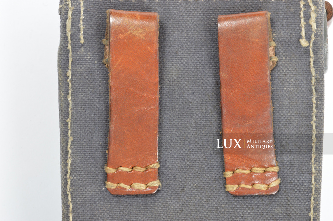 German blue web rifle grenade launcher carrier pouch, « bla/1942 » - photo 12