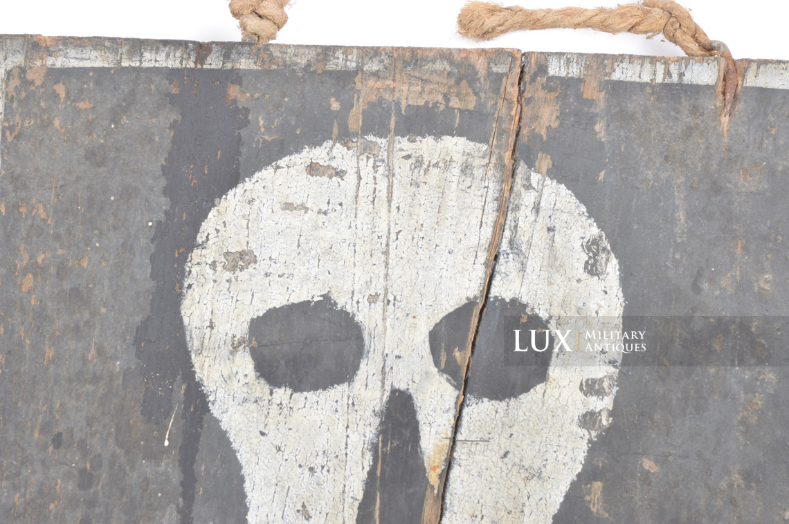 Panneau allemand d’avertissement d’une zone minée - photo 7