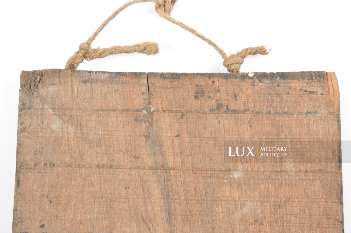 Panneau allemand d’avertissement d’une zone minée - photo 17