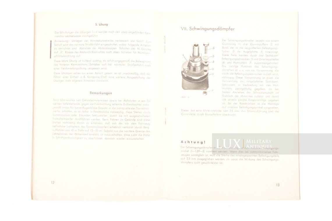 Manuel allemand d'information sur les phares de véhicules black-out, « NOTEK » - photo 11
